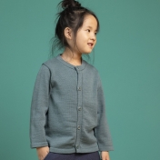 Classic Cardigan in Organic Merino Wool