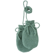 Knitted Merino Wool Baby Mittens