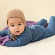 Knitted Merino Wool Overall for Babies