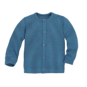 Lightweight Honeycomb Cardigan in Organic Merino Wool