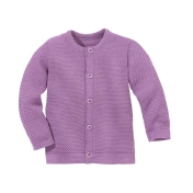 Lightweight Honeycomb Cardigan in Organic Merino Wool