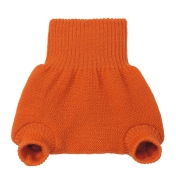 Knitted Nappy Cover in Organic Merino Wool