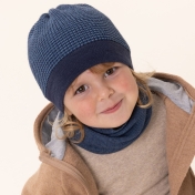 Knitted Beanie in Organic Merino Wool