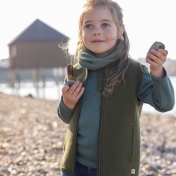 Boiled Merino Wool Bodywarmer by Disana