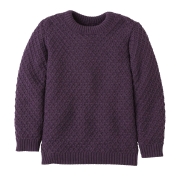 Aran Knit Jumper in Organic Merino Wool