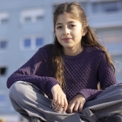 Aran Knit Jumper in Organic Merino Wool