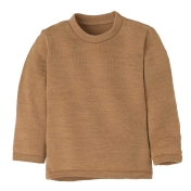 Lightweight Plain Knitted Jumper in Organic Merino Wool