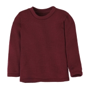 Lightweight Plain Knitted Jumper in Organic Merino Wool