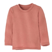 Lightweight Plain Knitted Jumper in Organic Merino Wool