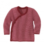 Wrap Baby Cardigan in Pure Organic Merino Wool