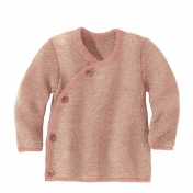 Wrap Baby Cardigan in Pure Organic Merino Wool