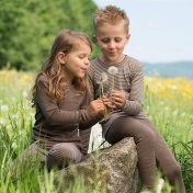 Organic Wool & Silk Leggings for 2-16yrs