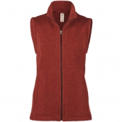 Women\'s Fitted Merino Wool Fleece Bodywarmer