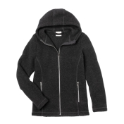 Women\'s Organic Merino Wool Fleece Hooded Jacket