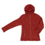 Women\'s Organic Merino Wool Fleece Hooded Jacket