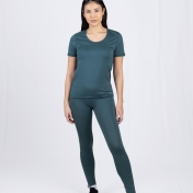 Women\'s Sport Leggings in Organic Wool & Silk