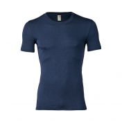 Men\'s Short-Sleeved Tee in Merino Wool and Silk