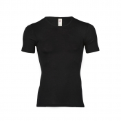 Men\'s Short-Sleeved Tee in Merino Wool and Silk