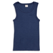 Men\'s Sleeveless Vest In Merino Wool/Silk Blend