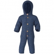 Merino Wool Fleece Snugglesuit / Pramsuit by Engel