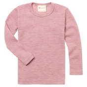 Organic Merino Wool Long-Sleeved Vest Top
