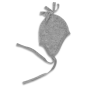 Organic Merino Wool Fleece Baby Hat With Tassel