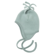 Organic Merino Wool Fleece Baby Hat With Tassel