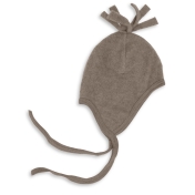 Organic Merino Wool Fleece Baby Hat With Tassel