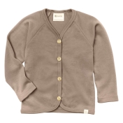 Children\'s Interlock Cardgian in Wool and Silk