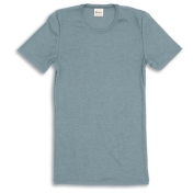 Men\'s Short-Sleeved Tee in Merino Wool and Silk
