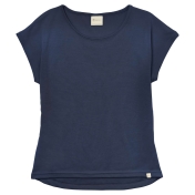 Women\'s Interlock Short-Sleeved Shirt in Wool and Silk