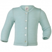 Baby Cardigan in Organic Merino Wool & Silk