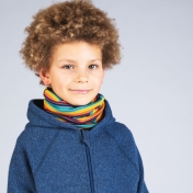Children's Snood In Organic Merino Wool & Silk