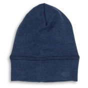 Fine Rib Organic Wool & Silk Beanie