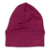 Fine Rib Organic Wool & Silk Beanie