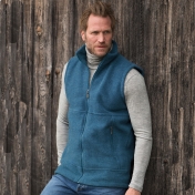 Men\'s Bodywarmer in Merino Wool Fleece