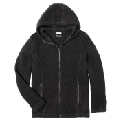 Men\'s Hooded Merino Wool Fleece Jacket