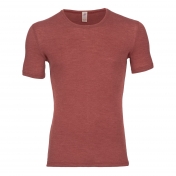 Men\'s Short-Sleeved Tee in Merino Wool and Silk