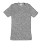 Men\'s Short-Sleeved Tee in Merino Wool and Silk
