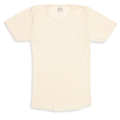 Men\'s Short-Sleeved Tee in Merino Wool and Silk