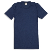 Men\'s Short-Sleeved Tee in Merino Wool and Silk
