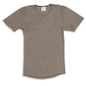 Men\'s Short-Sleeved Tee in Merino Wool and Silk