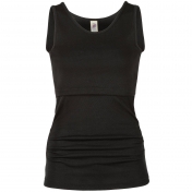 Nursing Vest Top in Organic Wool & Silk Blend