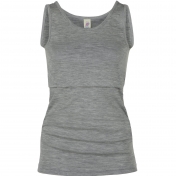 Nursing Vest Top in Organic Wool & Silk Blend
