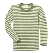 Fine Merino Wool Long-Sleeved Vest, Machine-Washable