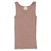 Women\'s Simple Vest in Merino Wool and Silk