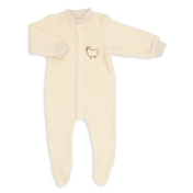 Babygrow / Pyjamas in Organic Merino Wool With Feet