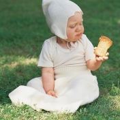 Romper Pouch Sleeping Bag in Organic Merino Wool Fleece