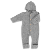 Merino Wool Fleece Snugglesuit / Pramsuit by Engel