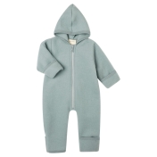 Merino Wool Fleece Snugglesuit / Pramsuit by Engel